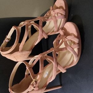 Michael Kors Platform suede  high heel sandals